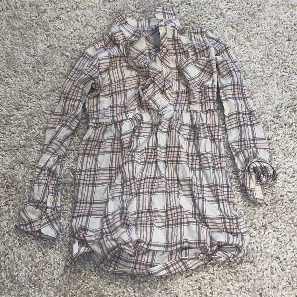 Topshop Flannel Dress